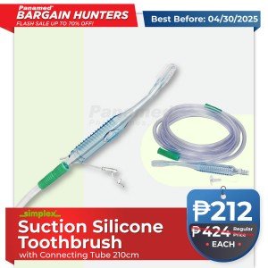 Bargain Hunters - Simplex Silicone Toothbrush with Connecting Tube